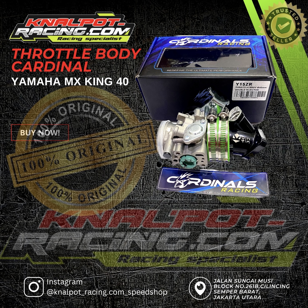 THROTTLE BODY YAMAHA MX KING CARDINAL 40